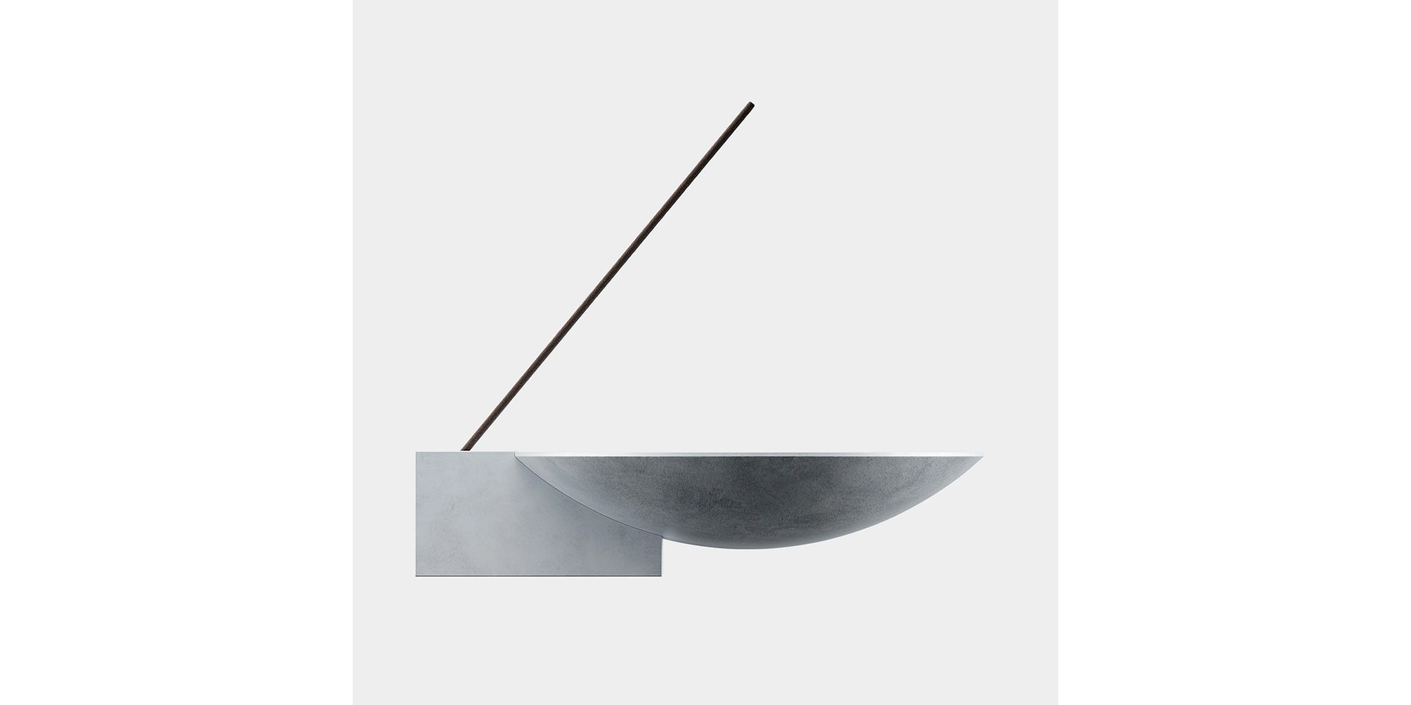 Block Incense Holder - raw