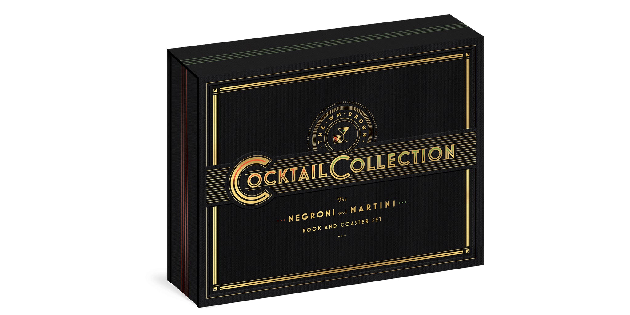 The Negroni and The Martini Book + Coaster Set