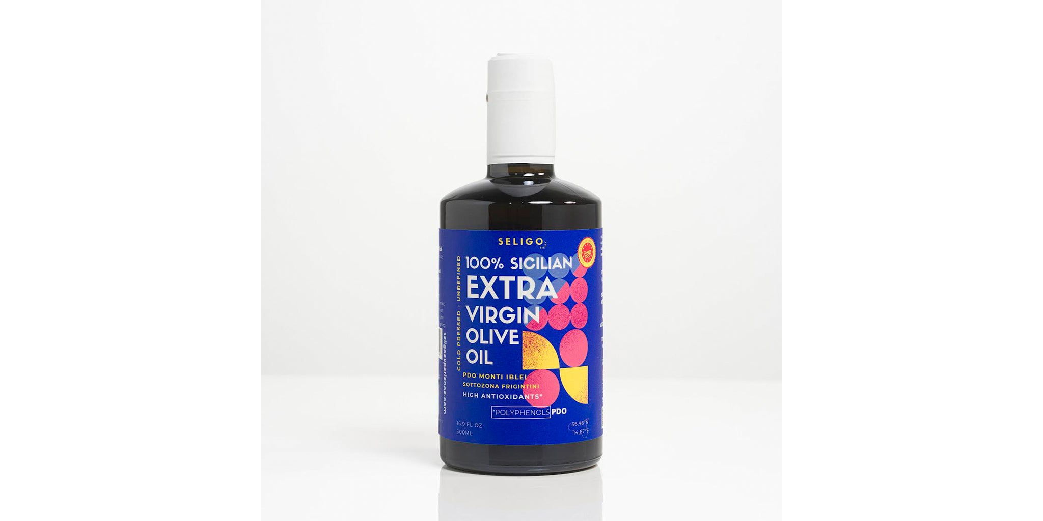 Polyphenols PDO - 100% Sicilian Unrefined Extra Virgin Olive Oil