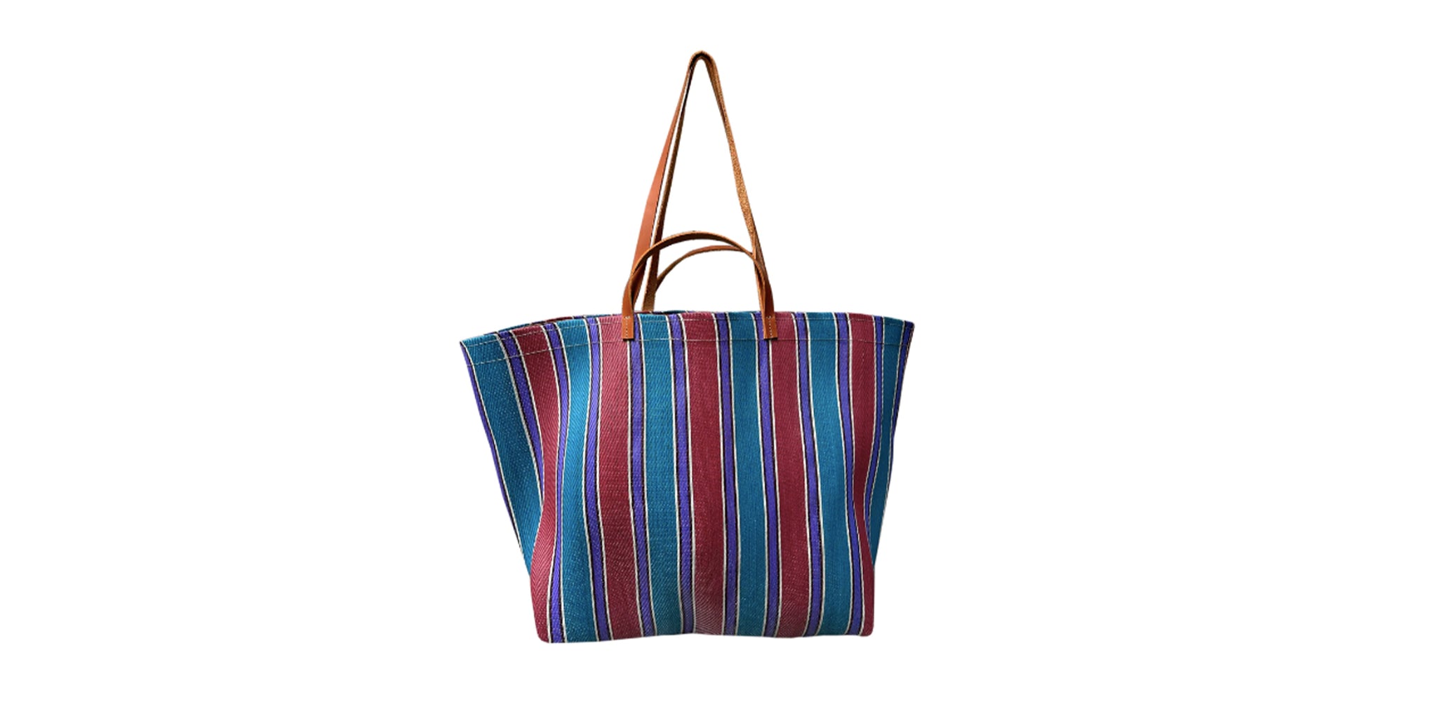 Medium Market Bag - Blue / Purple