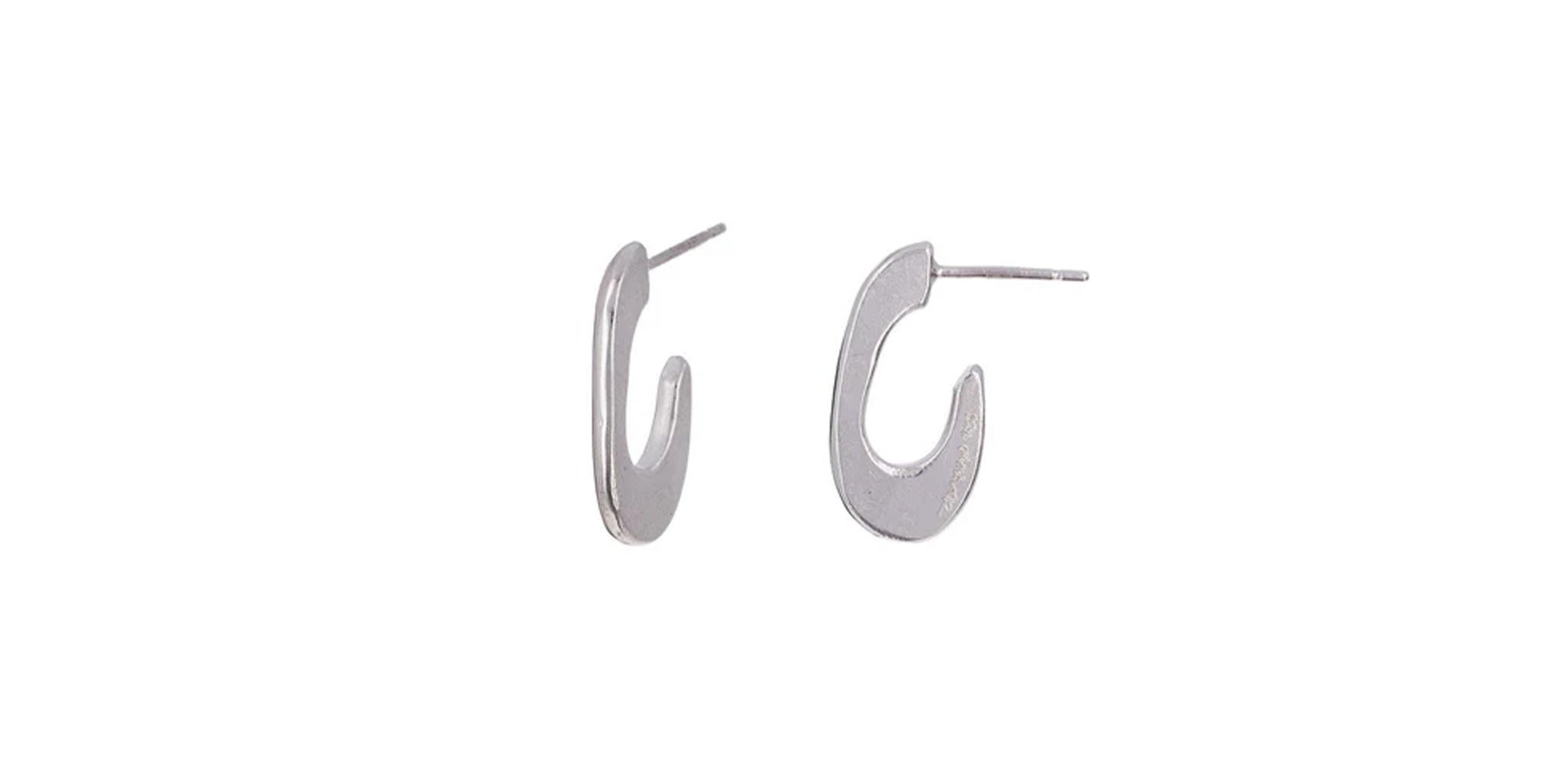 Hustle Hoop Earrings - Oval