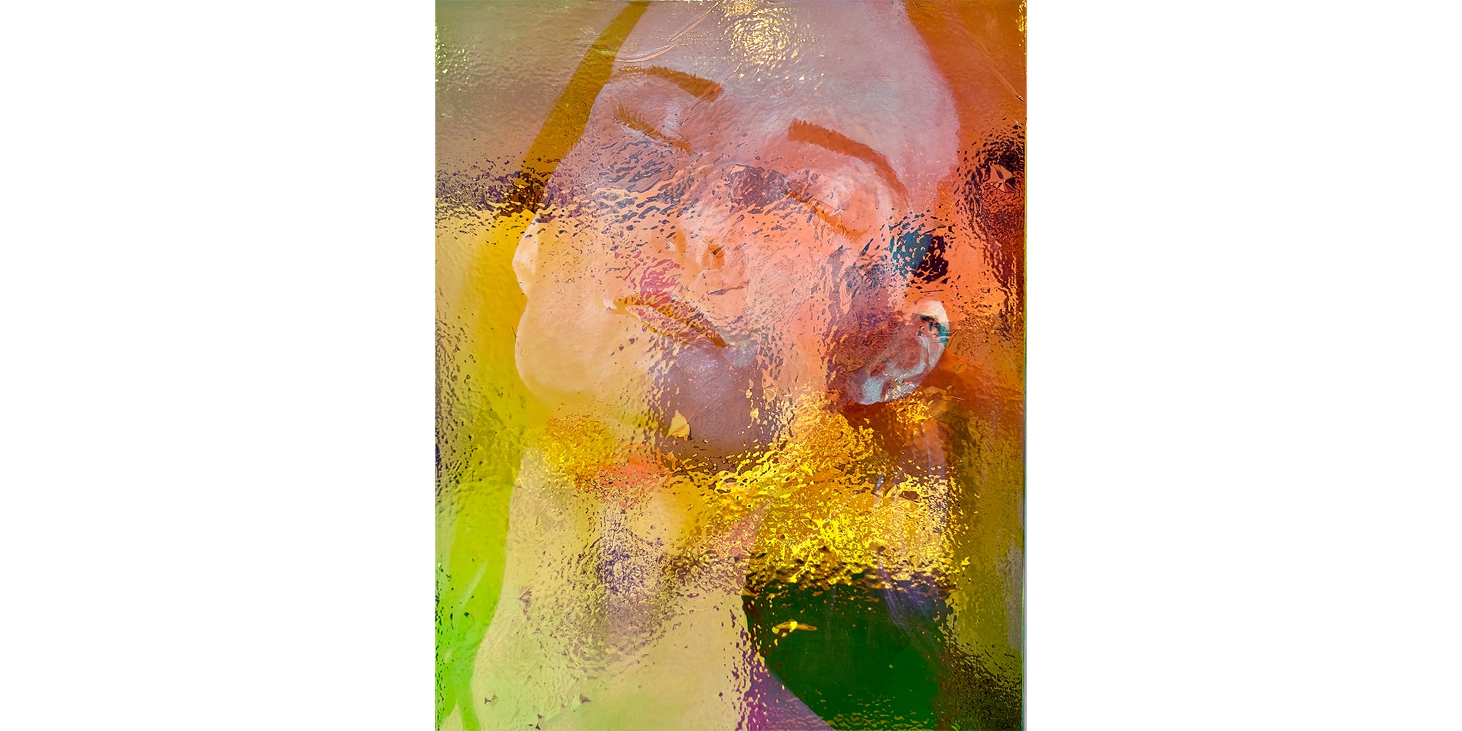 Iridescent Portrait Face