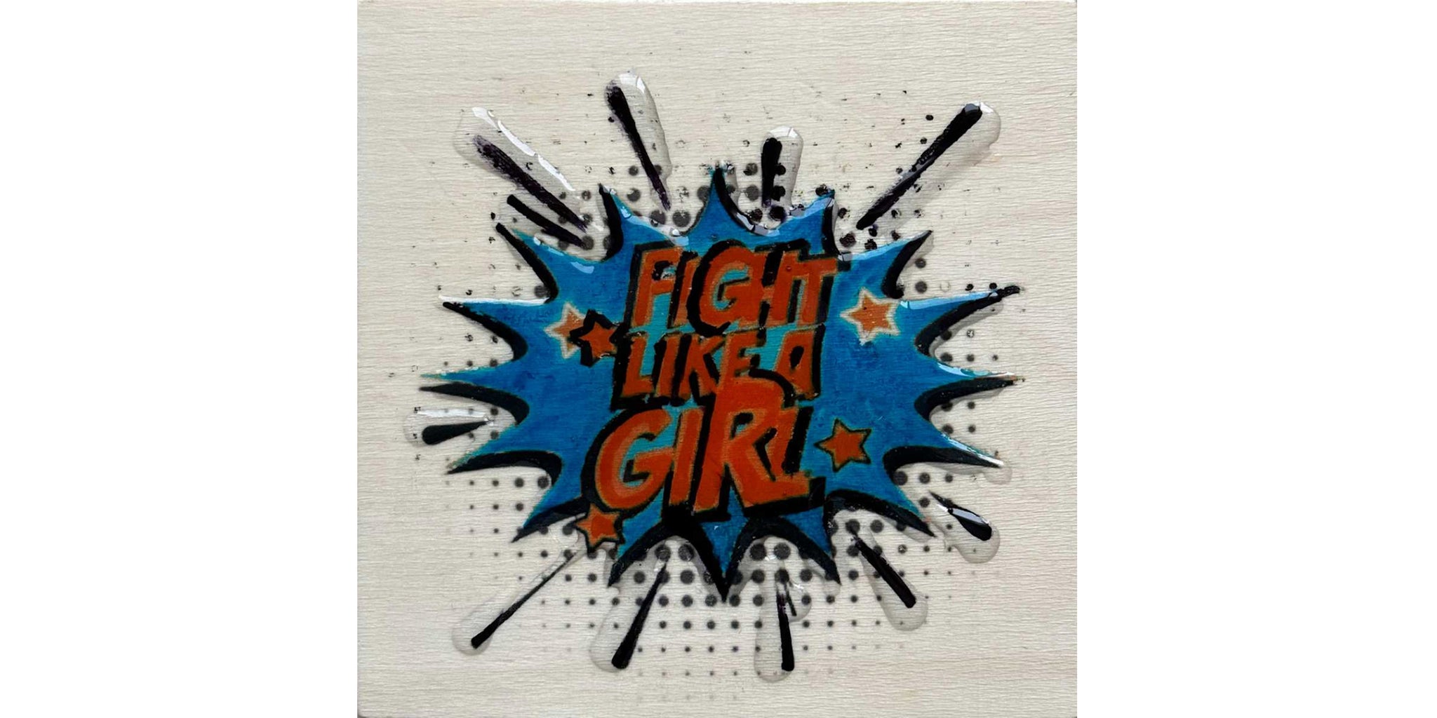 Fight Like A Girl Mini - Blue