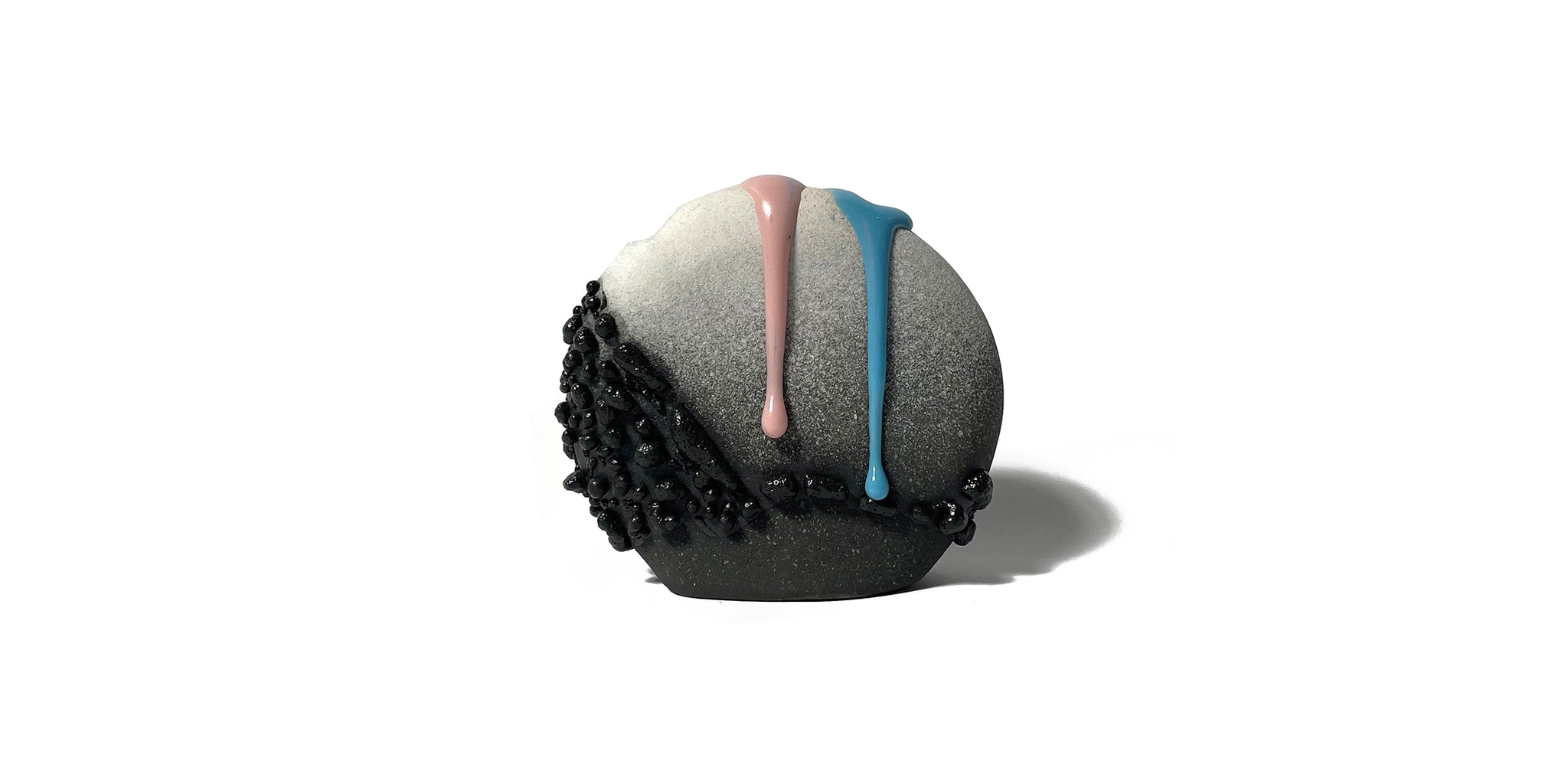 Bud Vase - Black/White/Pink/Blue