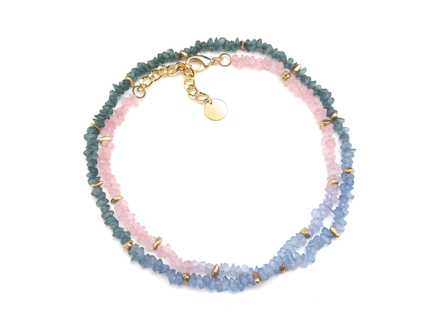 Addie Necklace - maui blue