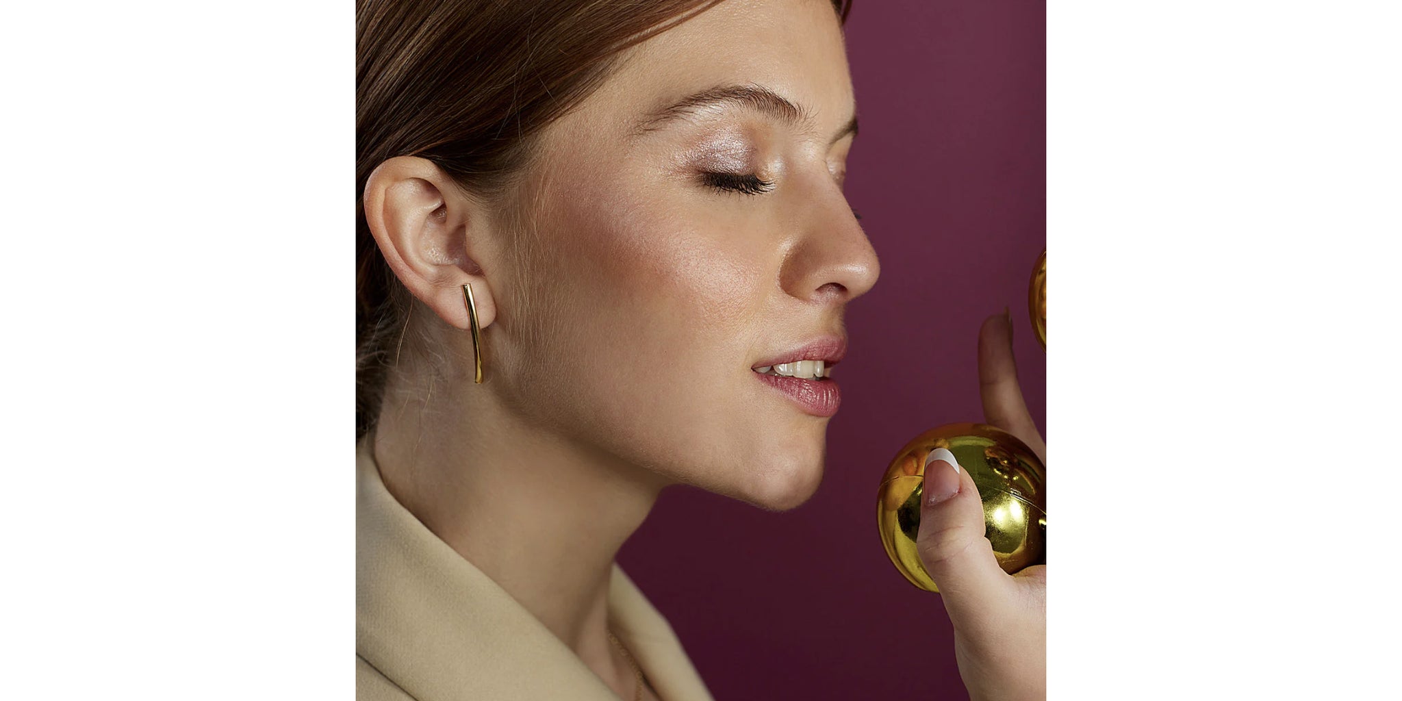 Curve Bar Earrings