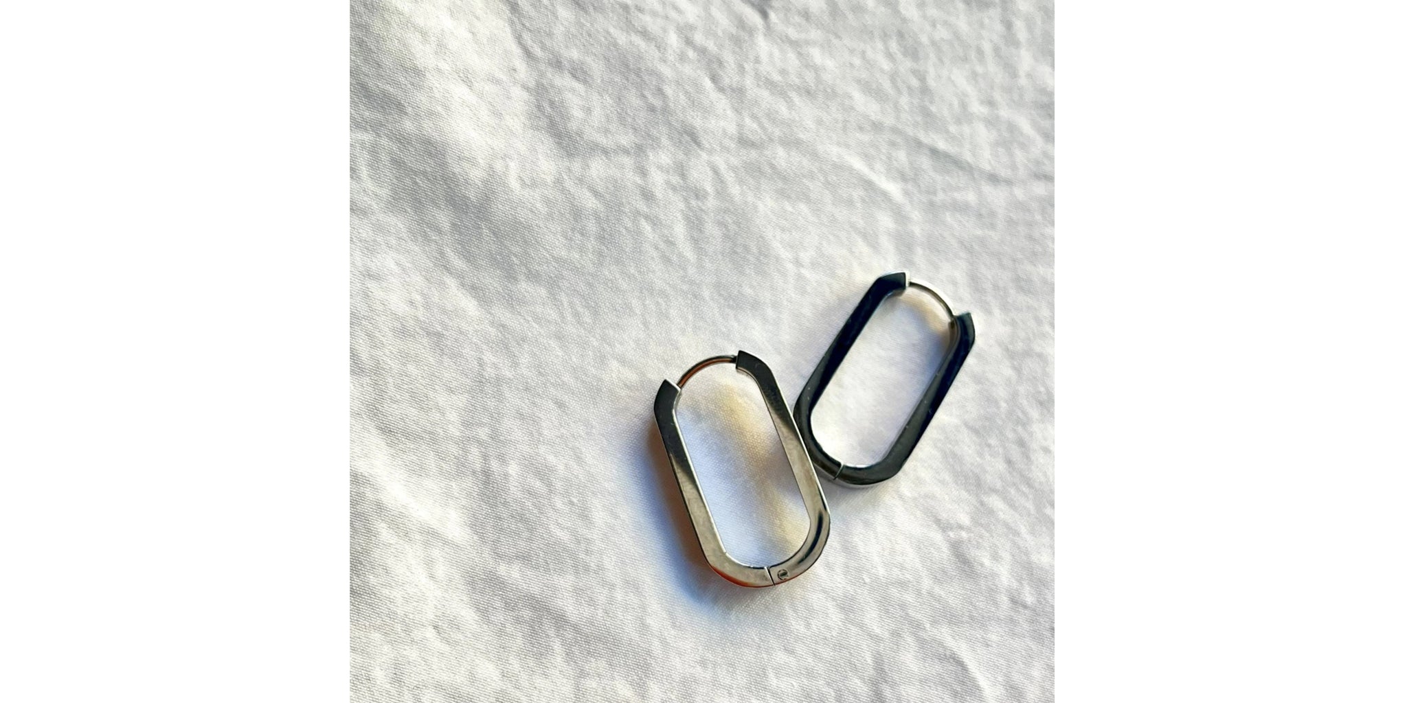 Dylan Steel Earrings - silver