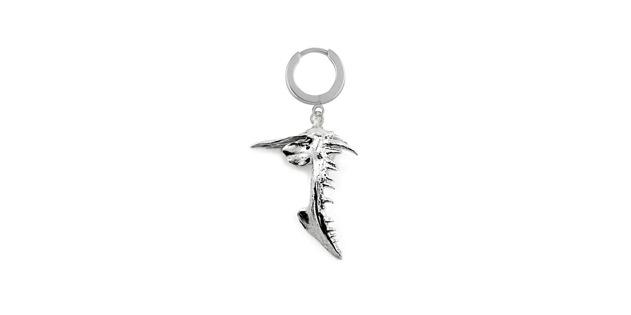 Micro Snapper Hoop - silver