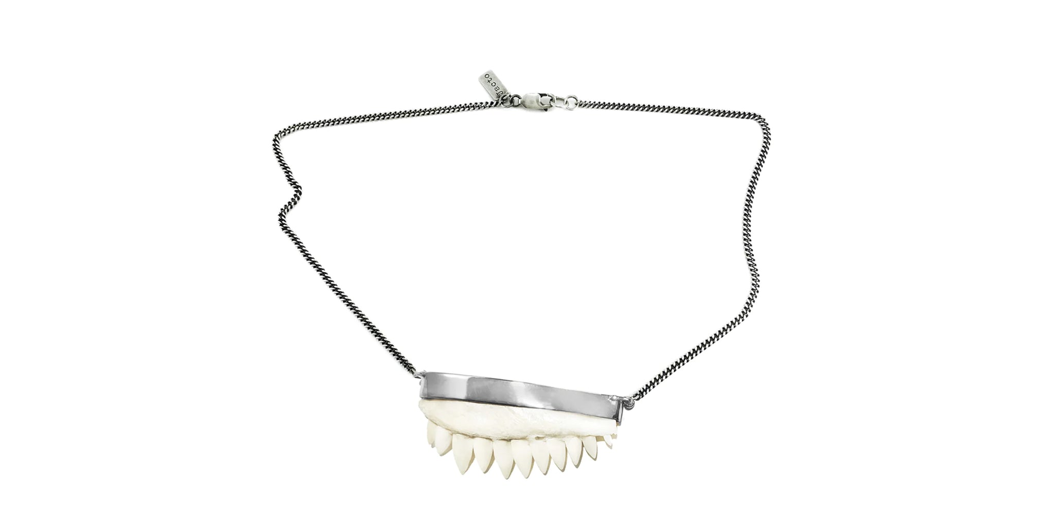 Osso Jaw Necklace - silver