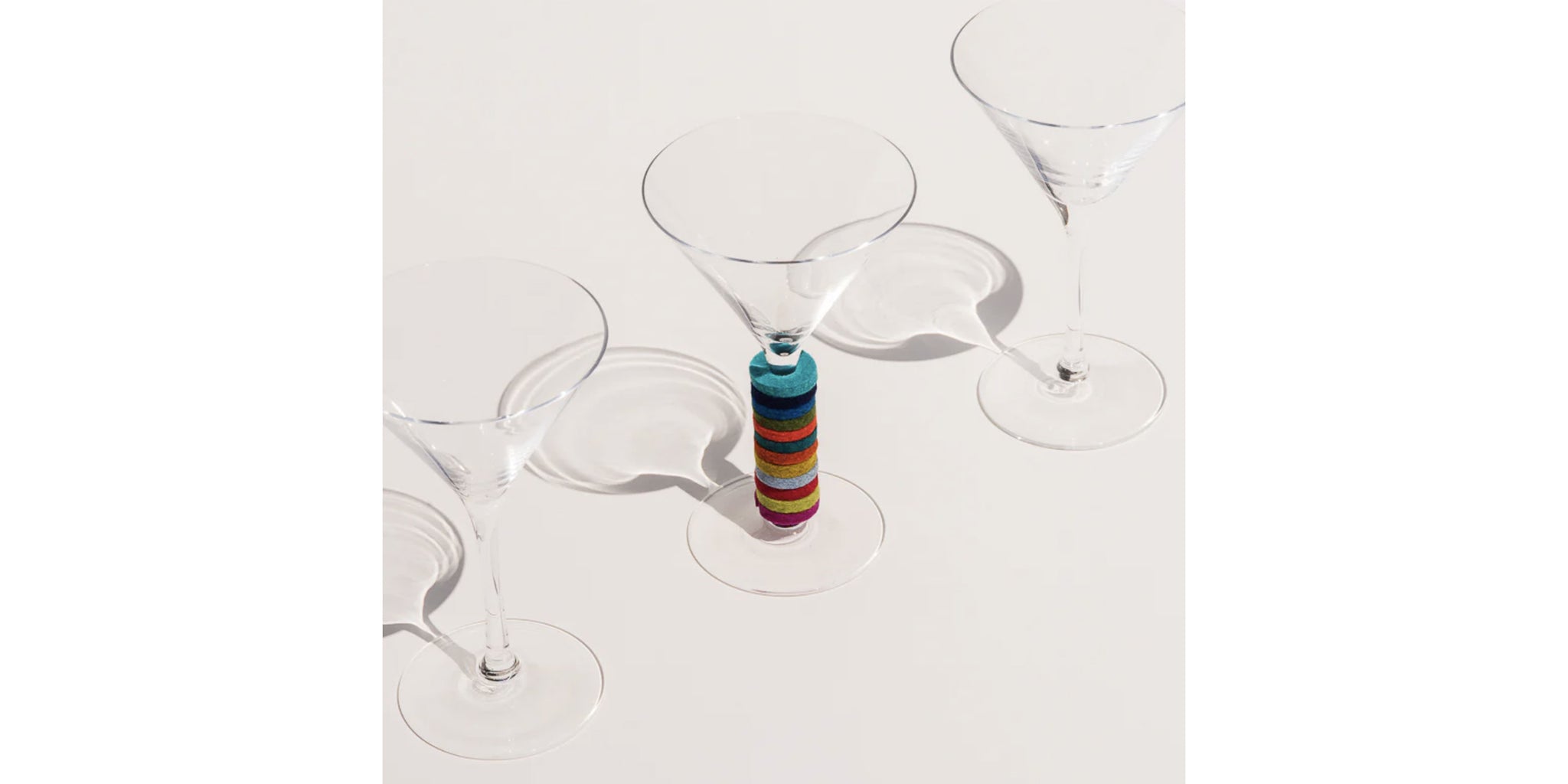Wine-O's Merino Wool Felt Round Wine Markers