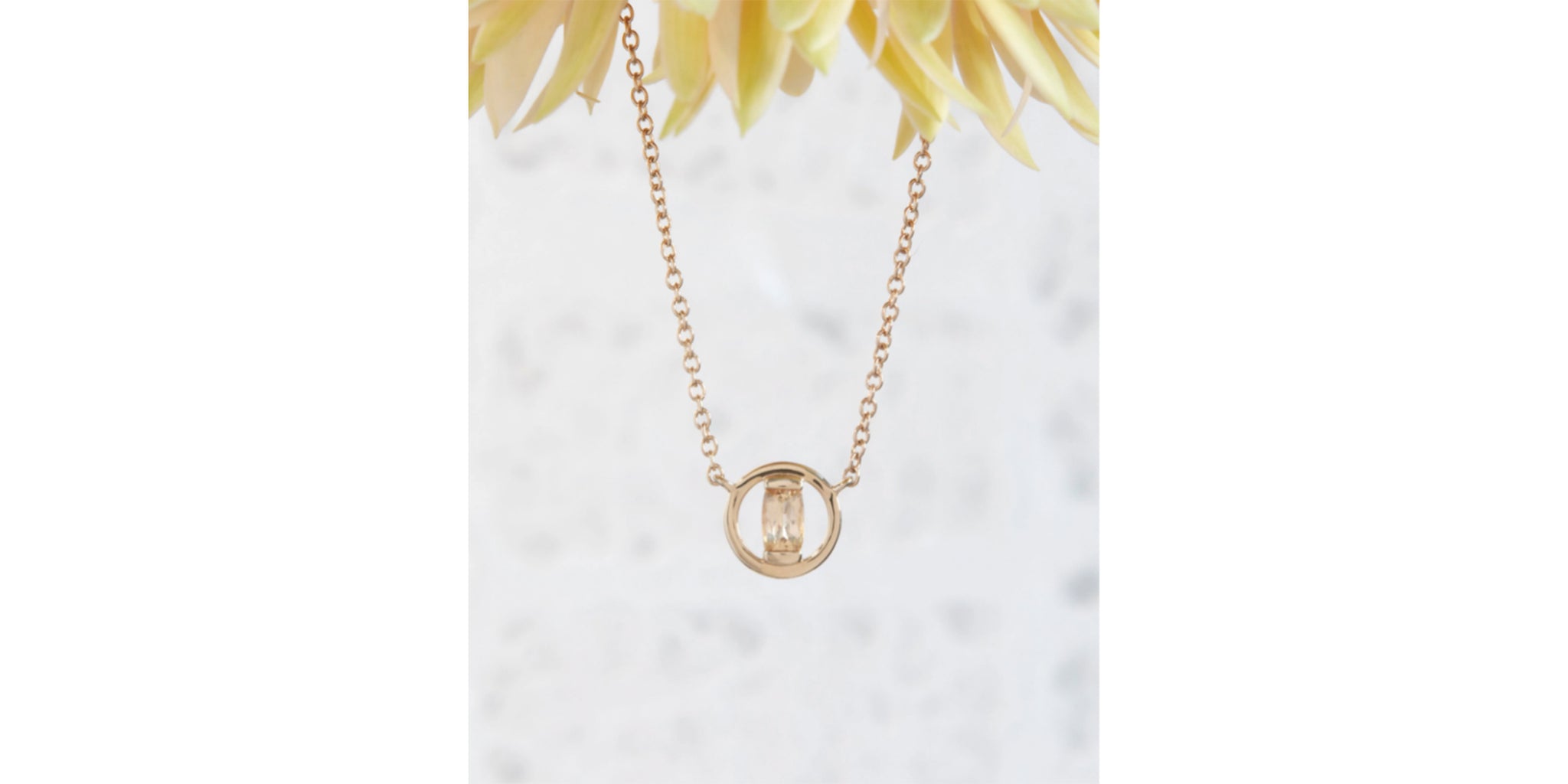 HARMONIOUS NECKLACE  - GOLDEN TOPAZ