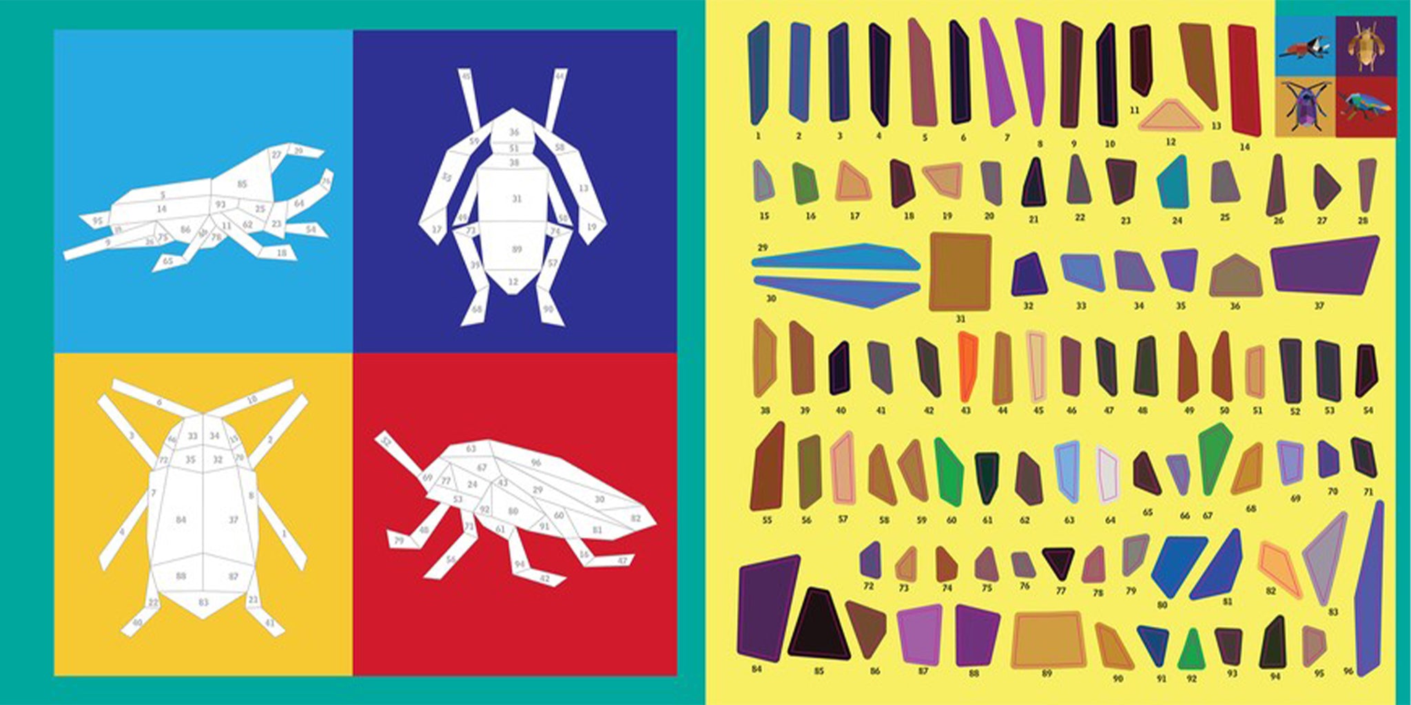 Paint by Sticker: Beautiful Bugs