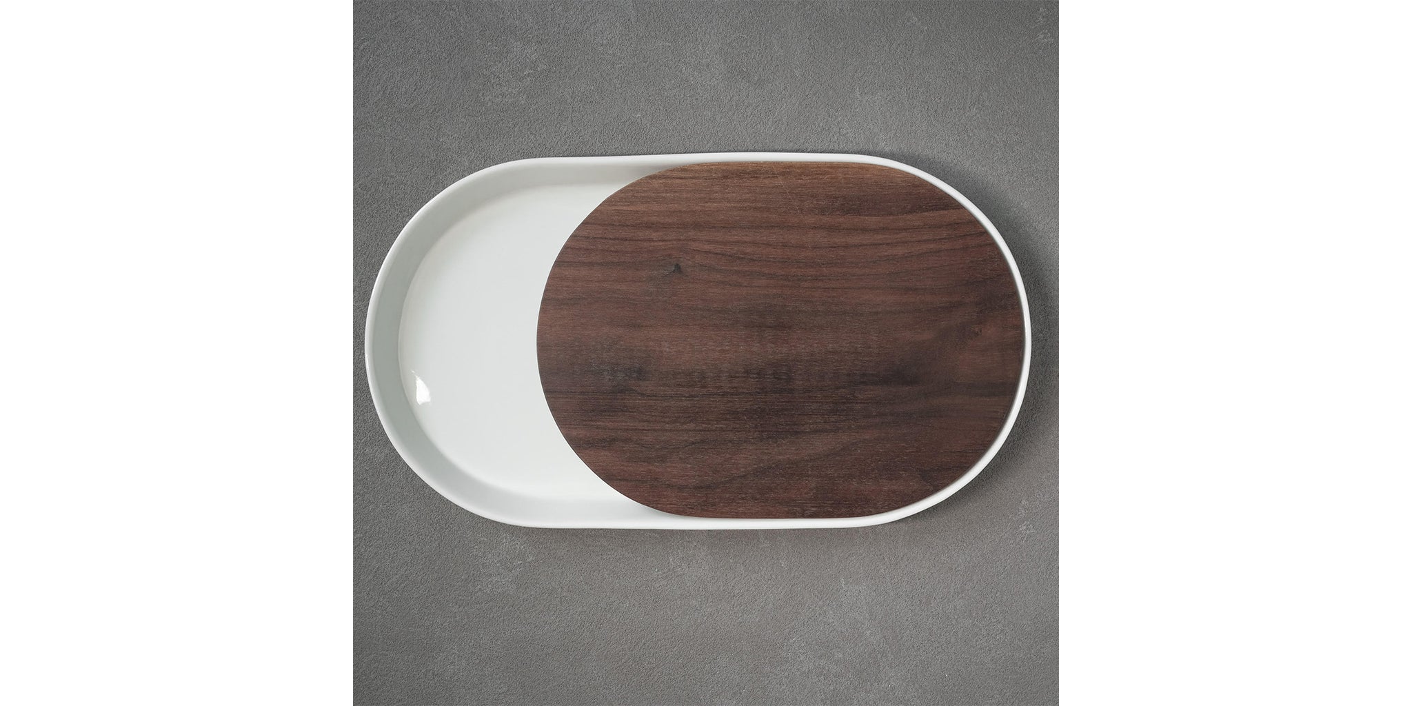 Eclipse Oval Serving Platter