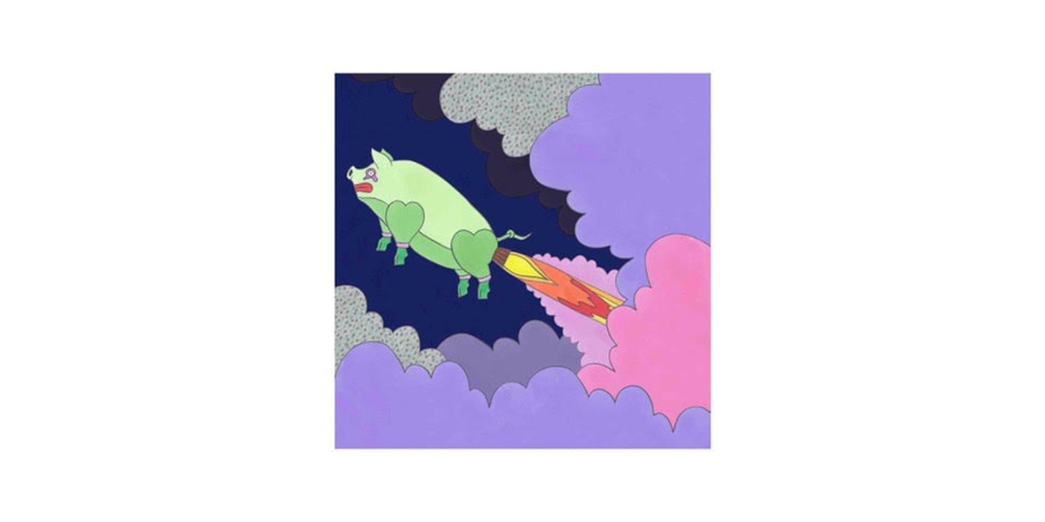 Le Cochon Dans Les Nuages