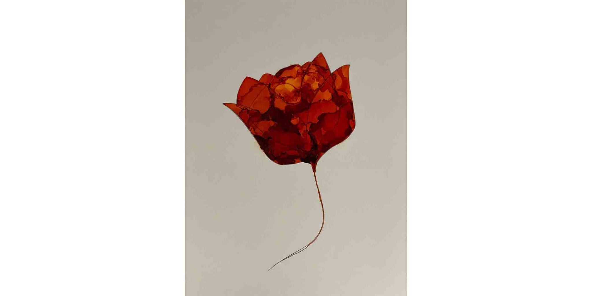 Flowerscape Burnt Orange