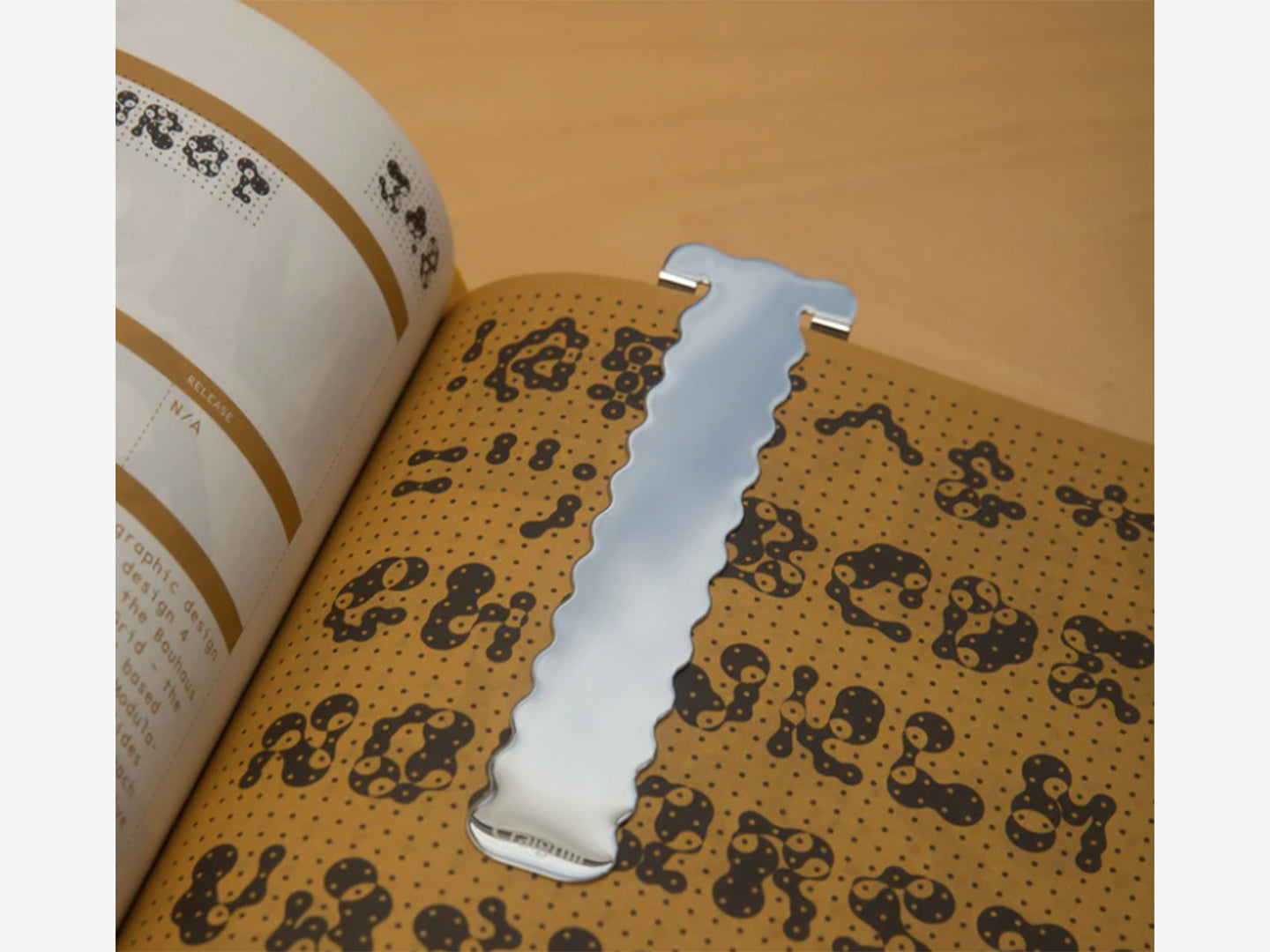 Perch Bookmark - stainless steel