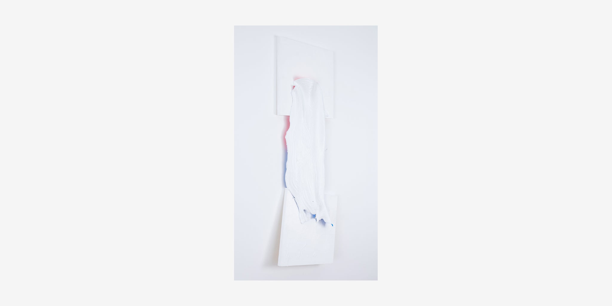 ART - RED/BLUE HANGING SKIN