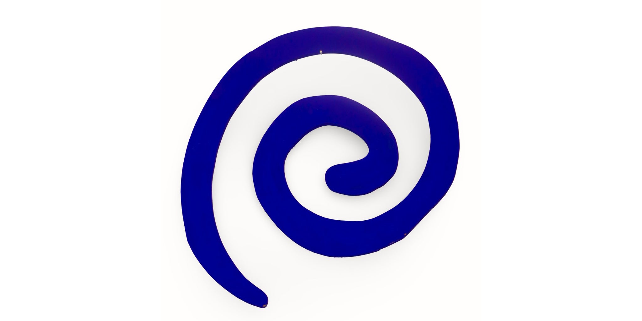 SWIRL - COBALT WALL ART