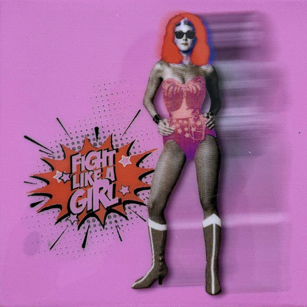 WONDER WOMAN FIGHT LIKE A GIRL PINK