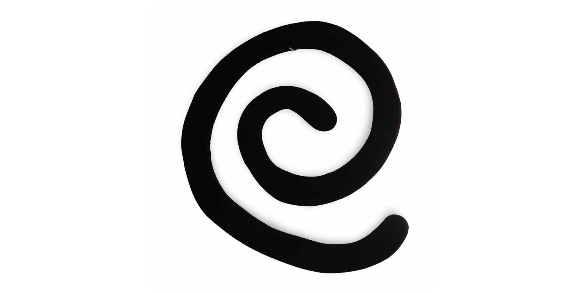 SWIRL - COAL WALL ART
