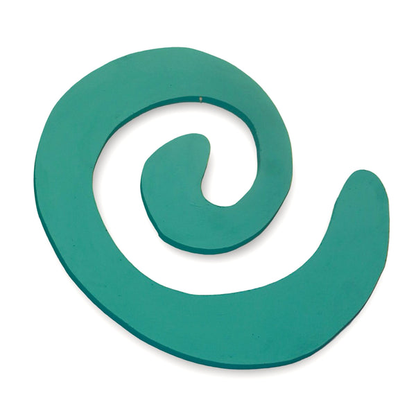 SWIRL - TIFFANY BLUE WALL ART