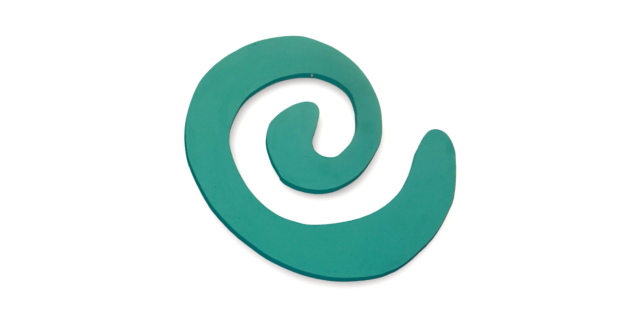 SWIRL - TIFFANY BLUE WALL ART