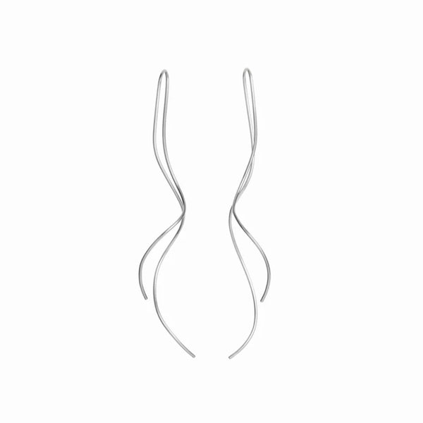 Squiggle Threaders - silver
