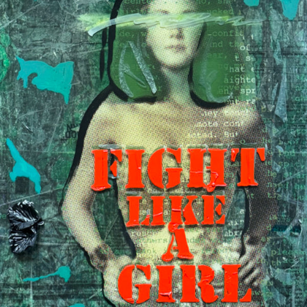 WONDER WOMAN FIGHT LIKE A GIRL - SMALL