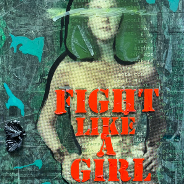 WONDER WOMAN FIGHT LIKE A GIRL - SMALL