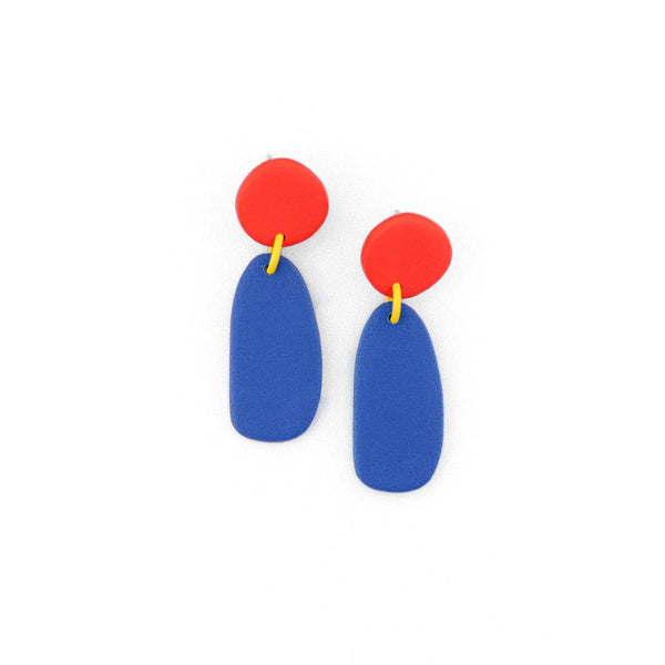 Micro Drop Earrings - BLue
