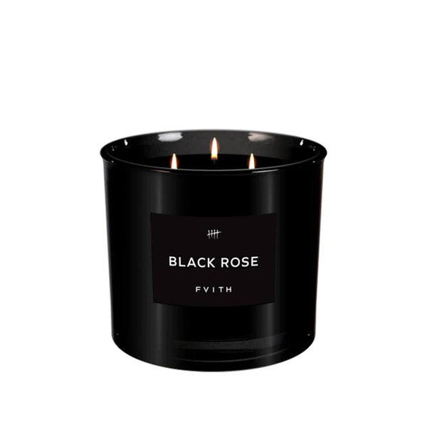 BLACK ROSE 3-WICK CANDLE