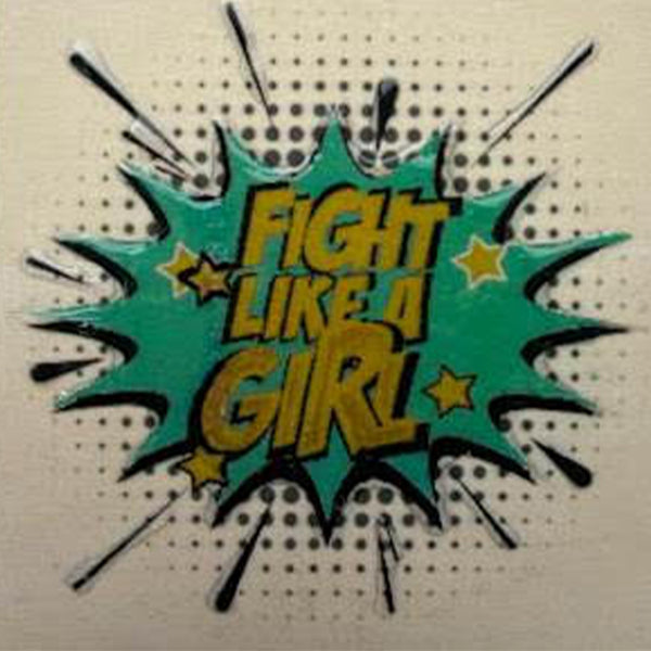 FIGHT LIKE A GIRL Minis green / yellow