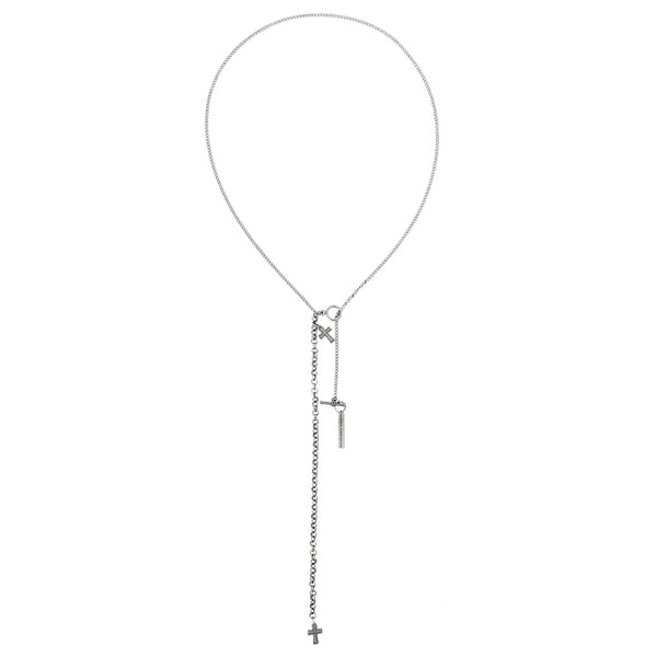 Lariat Cross Necklace