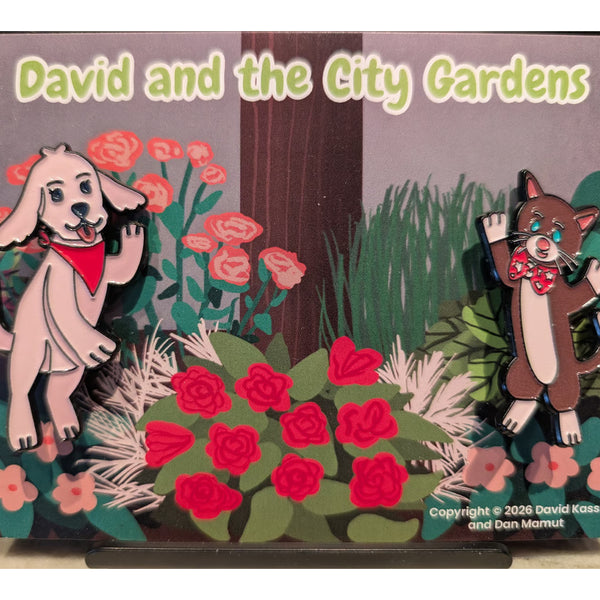 David and the City Gardens Pins - Mollie + Ollie