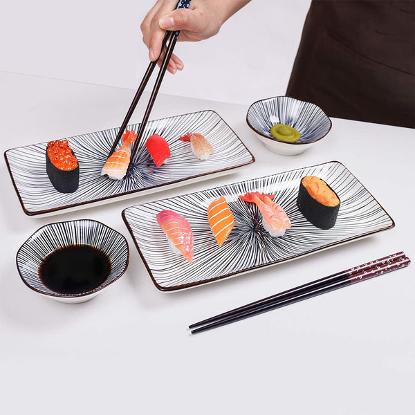 6 piece sushi set