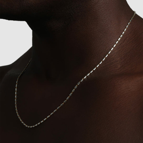 Apollo Two Tone Silver Chain