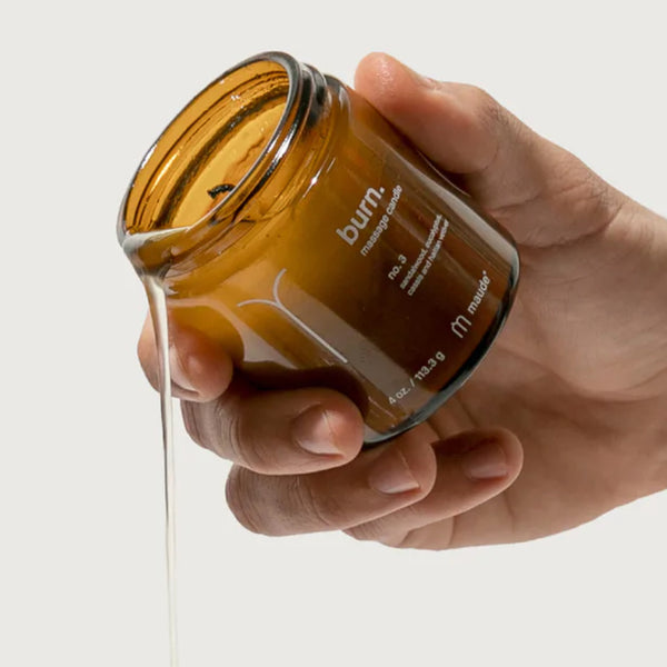 Burn massage candle