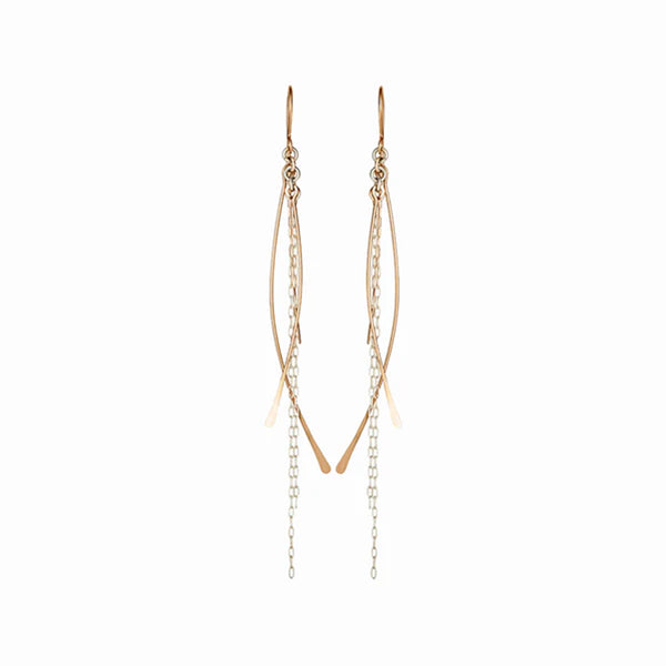 Waterfall Earrings - gold