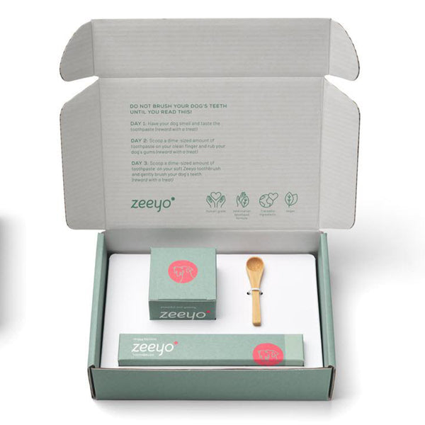 Dog Toothpaste + Toothbrush Set