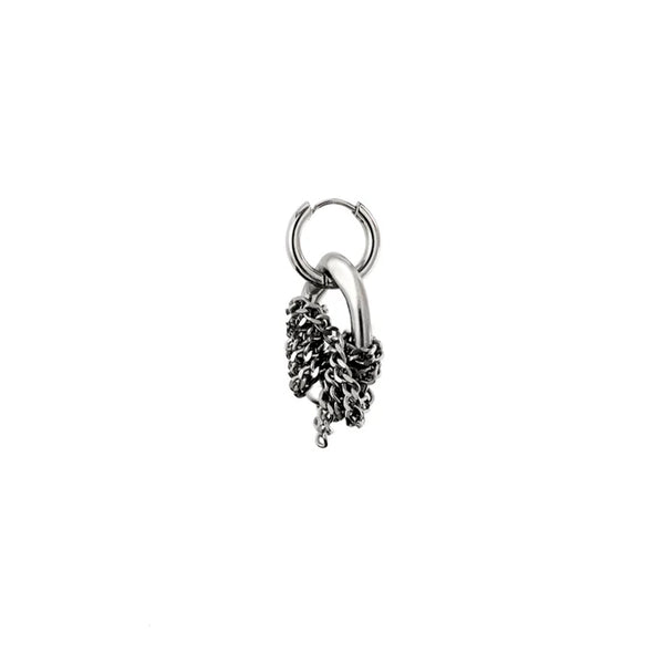 Figaro Knotted Earring - Single