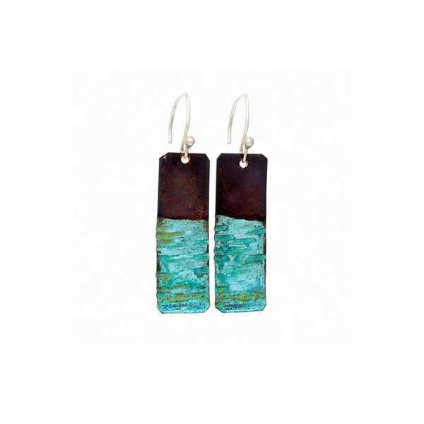 verdigris maldives earrings