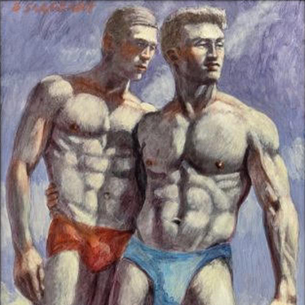 Two Men On A Beach