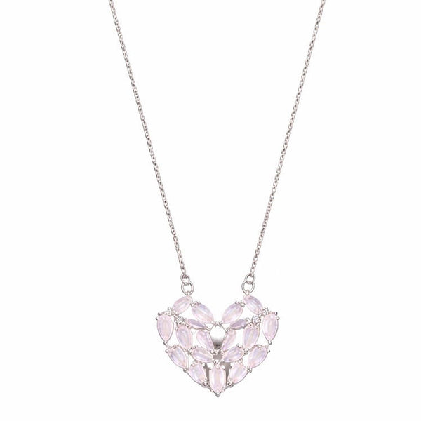 Pink Heart Necklace