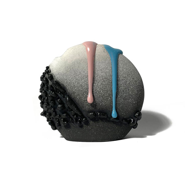 Bud Vase - Black/White/Pink/Blue
