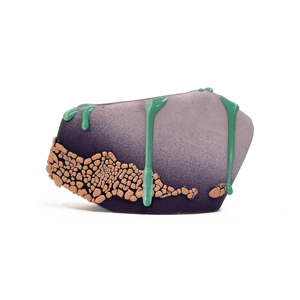 Small Vase - Purple/Peach/Turquoise