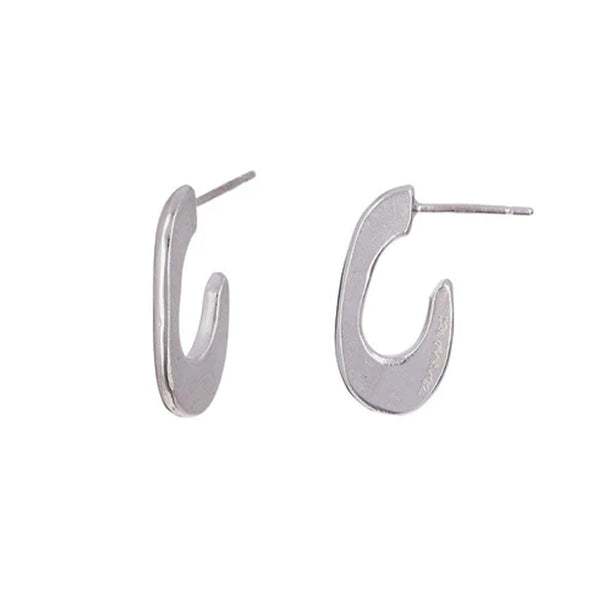 Hustle Hoop Earrings - Oval