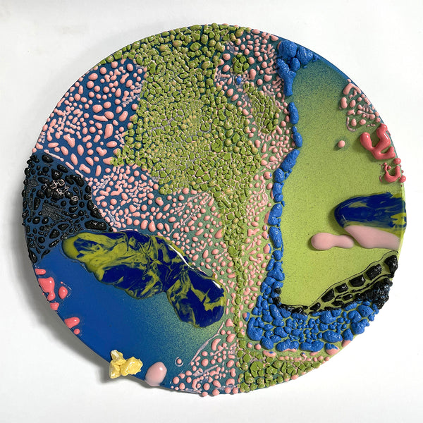 Platter  - Blue/Lime/Pink