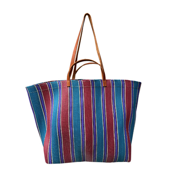 Medium Market Bag - Blue / Purple