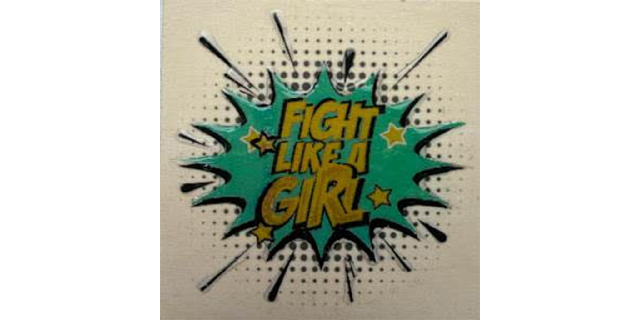 FIGHT LIKE A GIRL Minis green / yellow