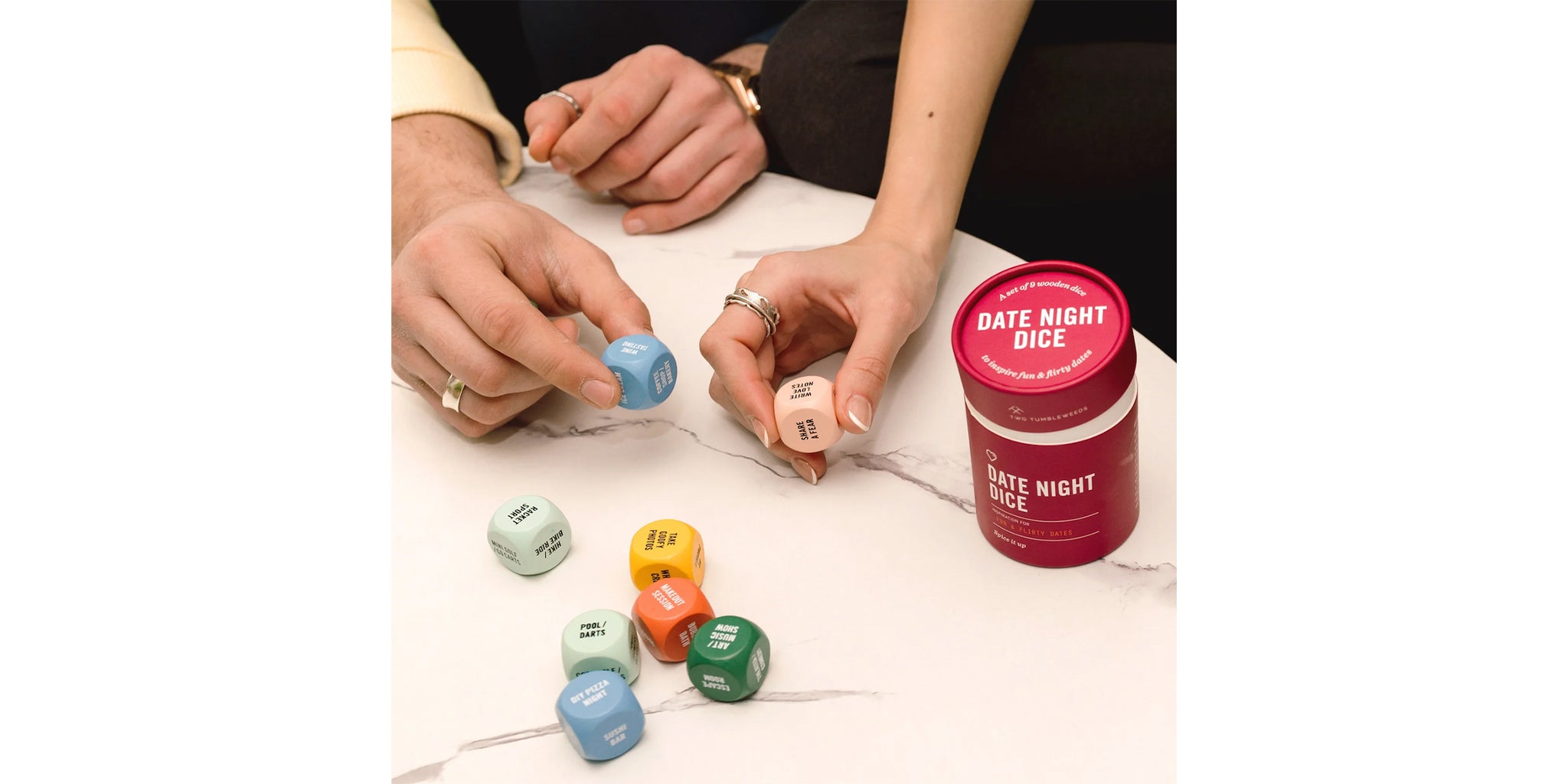 Date Night Dice: Inspiration for Fun + Flirty Dates